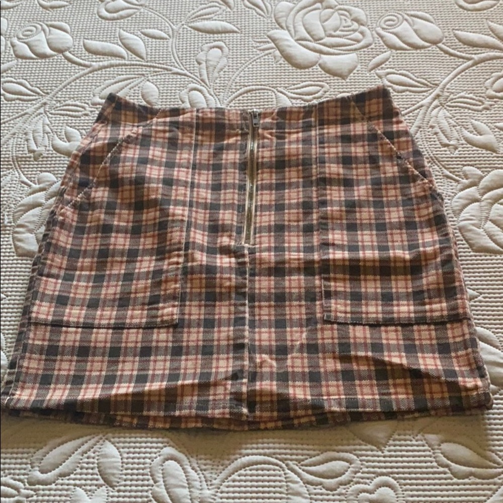 Wild Fable Cordoruy plaid skirt